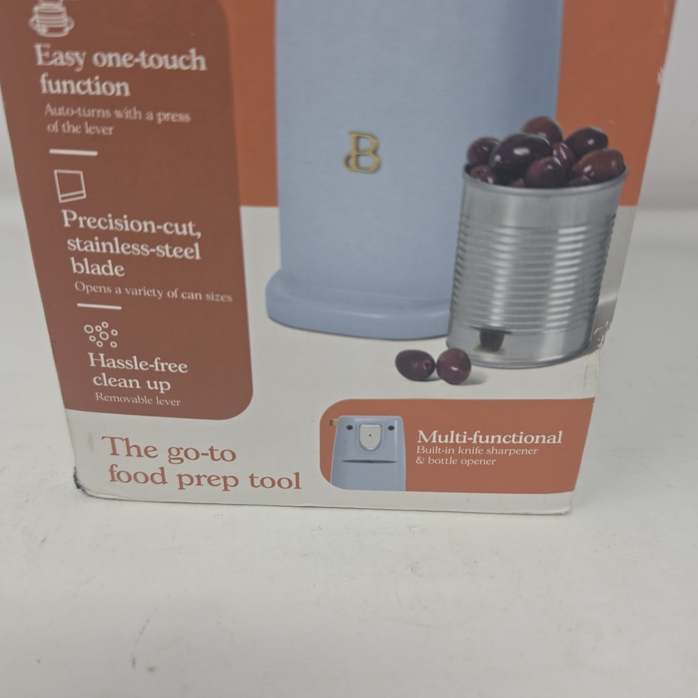New Beautiful 19438 Easy-Prep Electric Can Opener, by Drew Barrymore - Picture 4 of 7